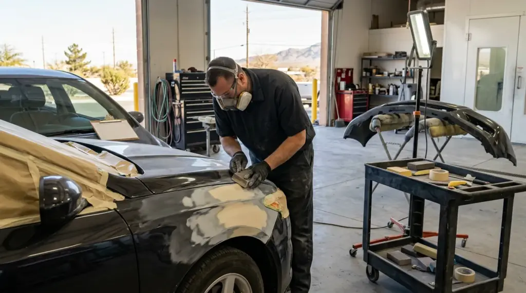 Esuwkiybv4Fxu2Vcujyjw I91Ulpxw Collision Repair Near Nellis Air Force Base, Nv: What To Expect From A Body Shop Las Vegas, Nv