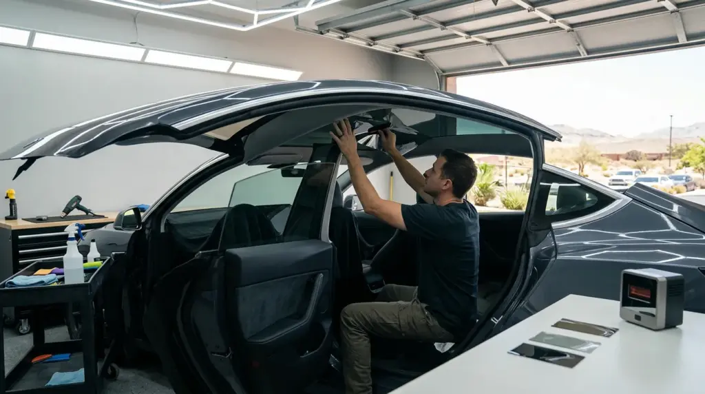 Rmdp7Twv1Igyxzhg5Zqfw Gxeznwxn Tesla Window Tint In Summerlin, Nv: Best Film Options For Glass Roofs Las Vegas, Nv